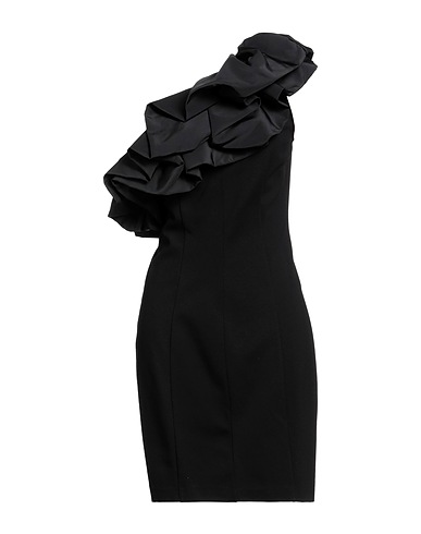 ACTITUDE by TWINSET Short dress Black 68% Viscose, 28% Polyamide, 4% Elastane, Polyester