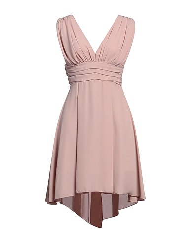 CARLA MONTANARINI Short dress Blush 100% Polyester, Elastane