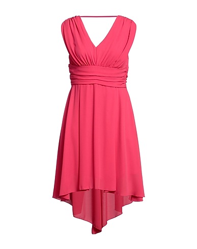 CARLA MONTANARINI Short dress Fuchsia 100% Polyester, Elastane