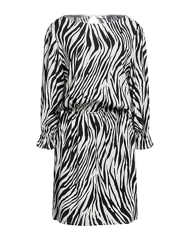 ANTONELLA RIZZA Short dress Black 54% Rayon, 46% Viscose