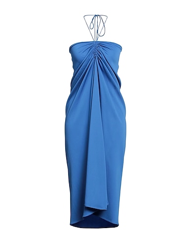 CHRISTOPHER ESBER Midi dress Slate blue 96% Viscose, 4% Elastane
