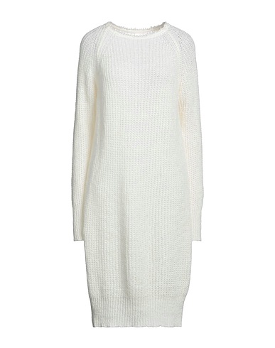SOUVENIR Sheath dress Ivory 40% Acrylic, 30% Mohair wool, 30% Polyamide