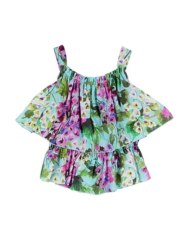DOLCE&GABBANA Top Himmelblau 100% Baumwolle