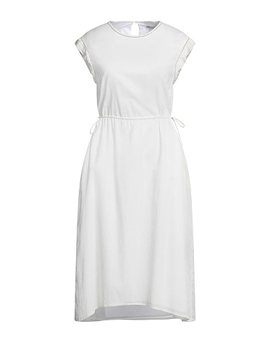PESERICO Midi dress Ivory 100% Cotton