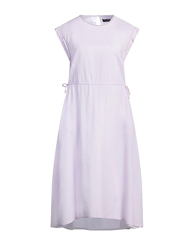 PESERICO Midi dress Lilac 100% Cotton