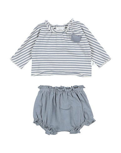 TEDDY & MINOU Baby co-ord  Grey 96% Cotton, 4% Elastane