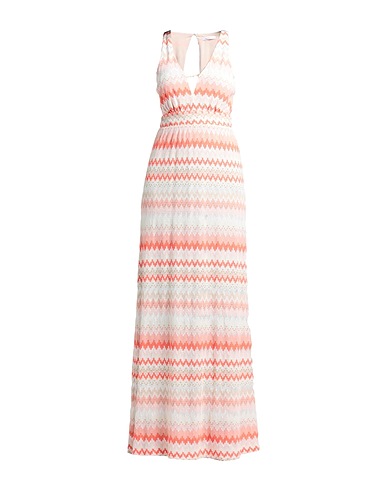 SADEY WITH LOVE Long dress Ivory 40% Cotton, 40% Polyester, 17% Viscose, 3% Metallic fiber