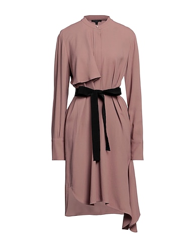BELSTAFF Shirt dress Antique rose 57% Acetate, 43% Viscose