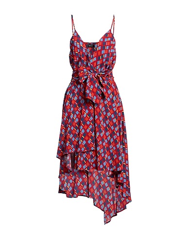 MARANI Short dress Red 97% Viscose, 3% Elastane
