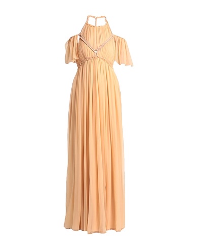 ALBERTA FERRETTI Long dress Apricot 100% Silk