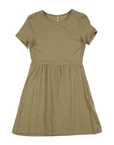 KIDS ONLY Dress Military green 100% Cotton