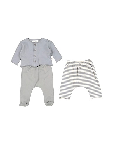 TEDDY & MINOU Baby co-ord  Grey 96% Cotton, 4% Elastane