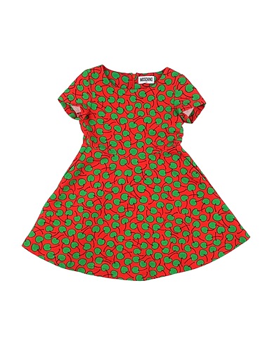MOSCHINO KID Kleid Rot 100% Baumwolle
