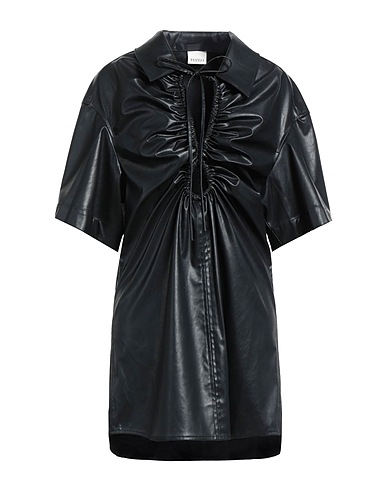 YUZEFI Short dress Black 58% Recycled PET, 25% Polyester, 17% Polyurethane
