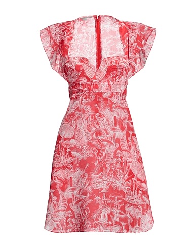 STELLA McCARTNEY Short dress Red 74% Silk, 26% Cotton