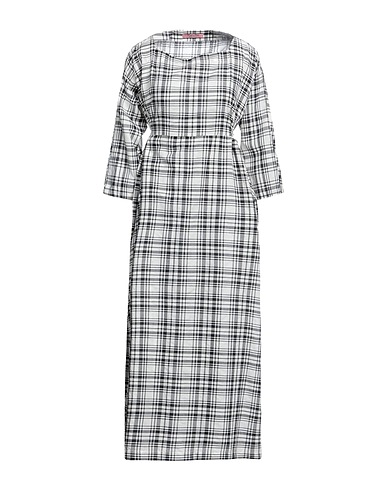 ROSÉ A POIS Midi dress White 100% Cotton