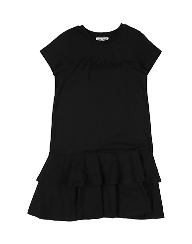 MOSCHINO KID Dress Black 100% Cotton