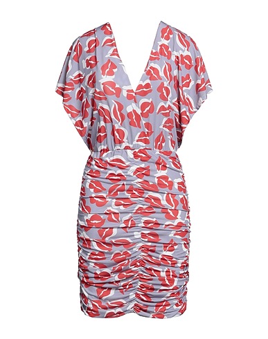 RELISH Kurzes Kleid Grau 100% Polyester