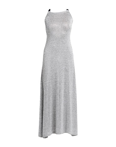 NEERA 20.52 Long dress Silver 85% Viscose, 15% Polyester