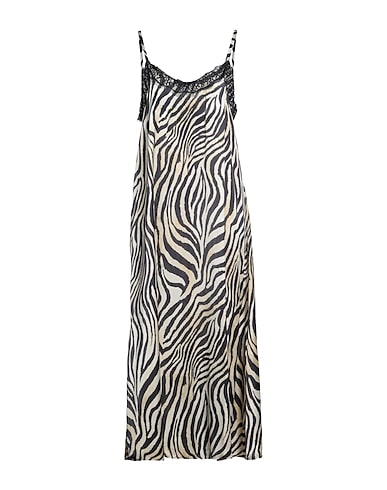 GAëLLE Paris Langes Kleid Schwarz 100% Polyester