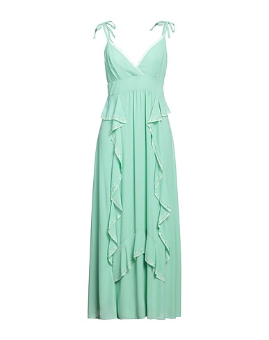 KAOS Long dress Light green 100% Polyester