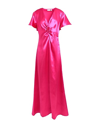 VILA Vestito lungo Fucsia 100% Poliestere