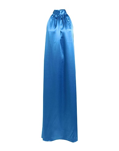 VILA Long dress Blue 100% Polyester