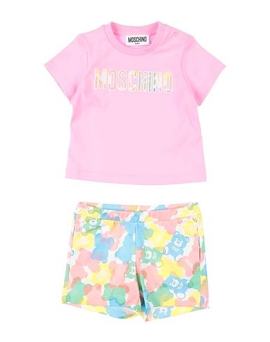 MOSCHINO BABY Baby co-ord  Pink 100% Cotton, Elastane, Polyester