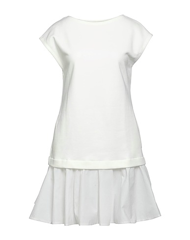 EMPORIO ARMANI Short dress Ivory 55% Polyamide, 45% Cotton