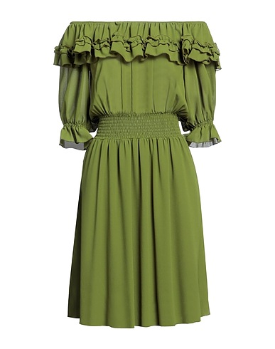 RELISH Midi-Kleid Militärgrün 100% Polyester