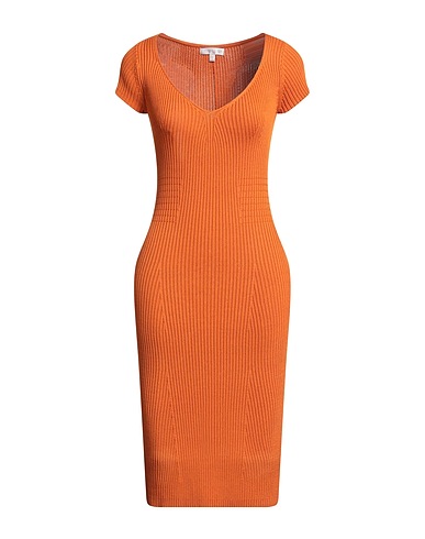 GUESS Midi dress Tan 65% Rayon, 35% Nylon