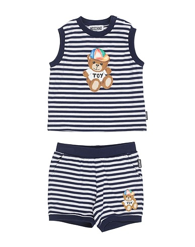 MOSCHINO BABY Baby co-ord  Navy blue 95% Cotton, 5% Elastane