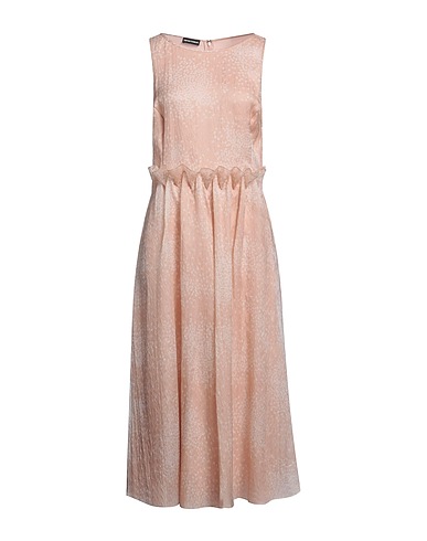 EMPORIO ARMANI Midi dress Blush 94% Silk, 6% Polyamide