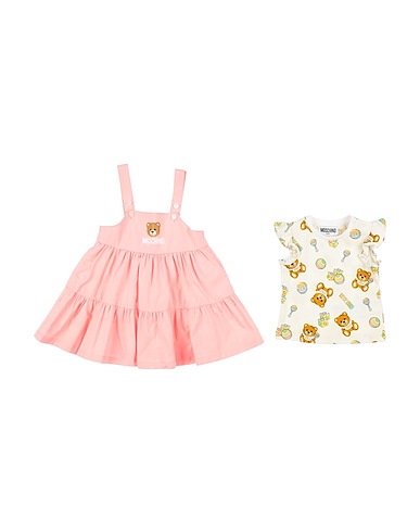 MOSCHINO BABY Baby jumpsuit  Pink 97% Cotton, 3% Elastane
