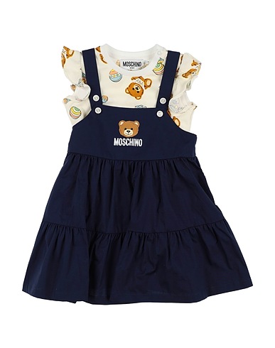 MOSCHINO BABY Tutina Baby  Blu navy 97% Cotone, 3% Elastan