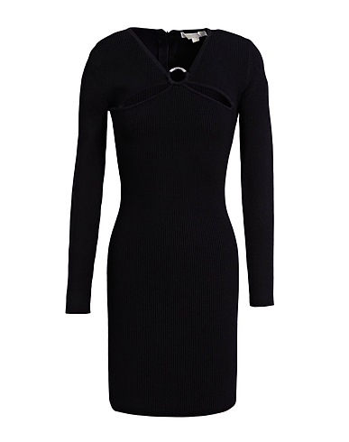 MICHAEL MICHAEL KORS Office dress Black 72% Recycled viscose, 15% Polyester, 11% Nylon, 2% Elastane