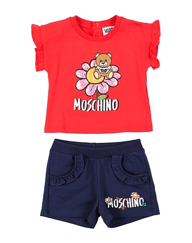 MOSCHINO BABY Baby co-ord  Red 96% Cotton, 4% Elastane, Polyester