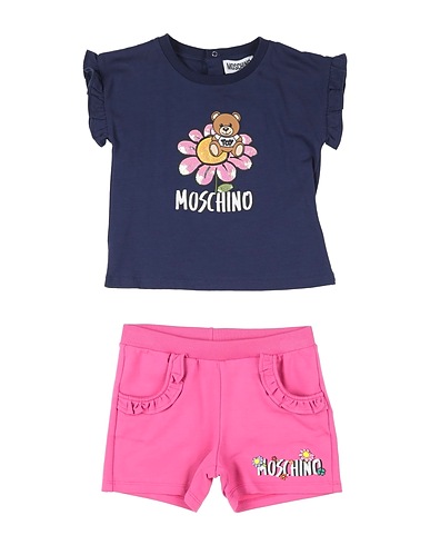MOSCHINO BABY Completo Baby  Blu notte 96% Cotone, 4% Elastan, Poliestere