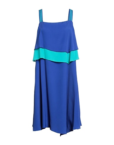 MYF Short dress Blue 88% Acetate, 12% Silk