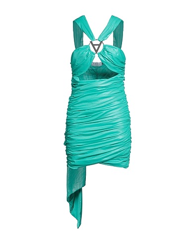 AGUA PROJECT Vestito corto Verde 70% Poliestere, 30% Elastan