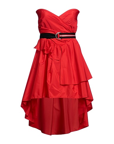 ERMANNO FIRENZE Short dress Red 100% Polyester, Polyamide