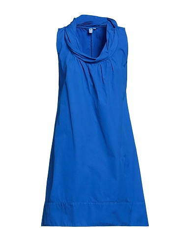 EUROPEAN CULTURE Short dress Blue 100% Cotton