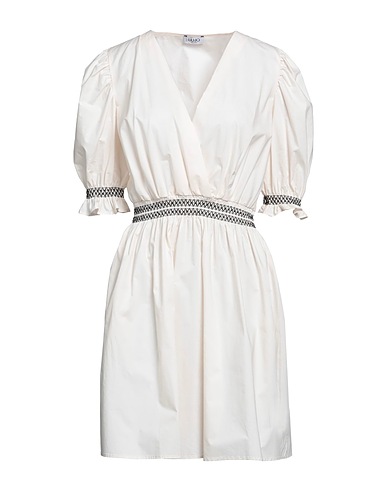 LIU •JO Short dress Ivory 100% Cotton