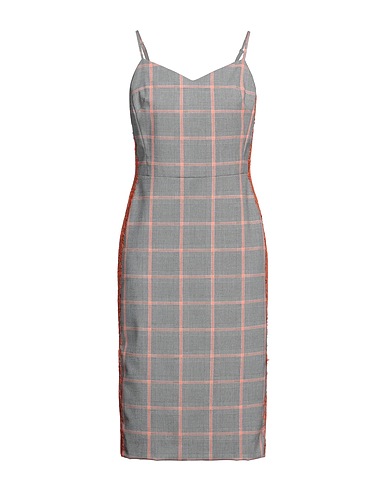 ALESSIA SANTI Midi dress Grey 54% Viscose, 30% Polyamide, 16% Polyester