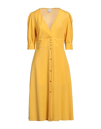 ELEONORA STASI Midi dress Marigold 50% Viscose, 25% Polyester, 25% Polyamide