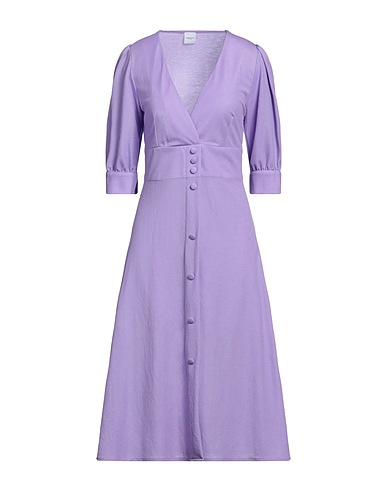 ELEONORA STASI Midi dress Mauve 50% Viscose, 25% Polyester, 25% Polyamide