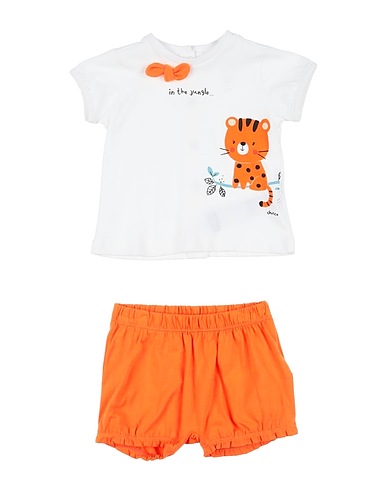 CHICCO Babykleidung-Set  Orange 100% Baumwolle