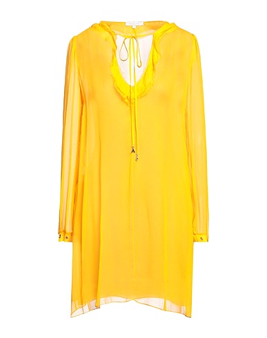 PATRIZIA PEPE Short dress Apricot 100% Viscose