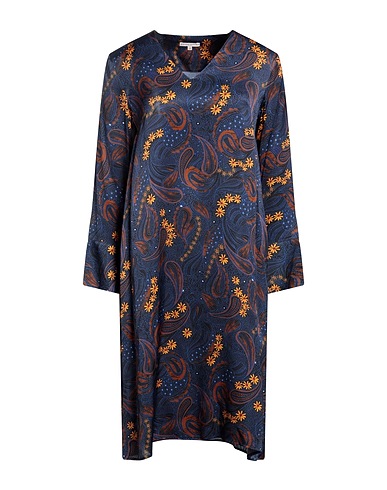 BRIAN DALES Midi dress Midnight blue 100% Viscose