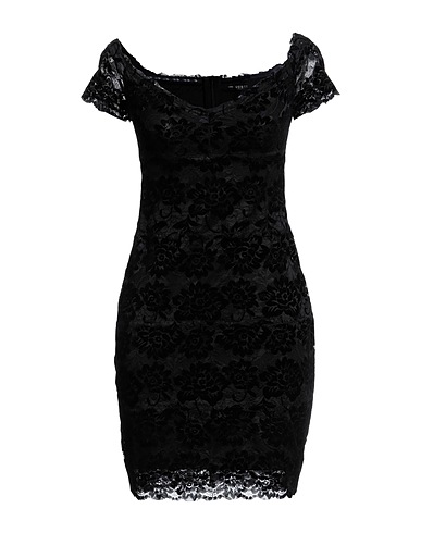 GUESS Sheath dress Black 86% Nylon, 14% Elastane
